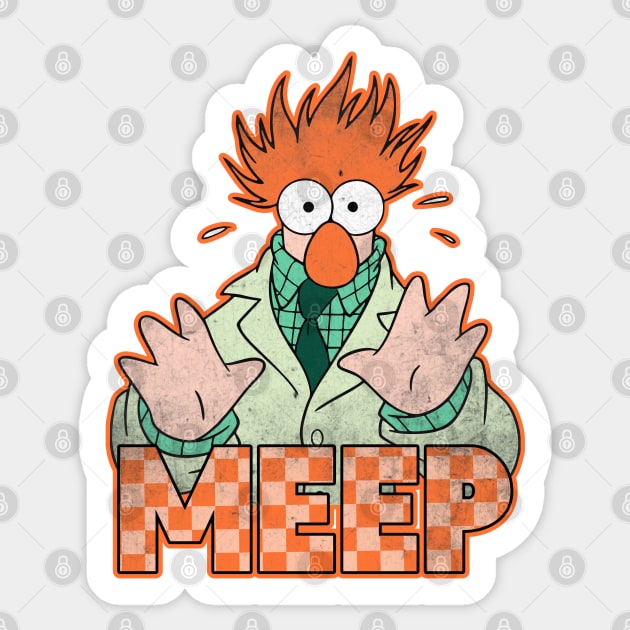 Muppet Meep Sticker by ManulaCo